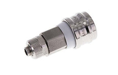 RVS 316L DN 7.2 (Euro) Luchtkoppeling Snelkoppeling 8x10 mm Push-On