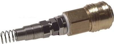 Gehard staal DN 7.2 (Euro) Luchtkoppeling Snelkoppeling 6x8 mm Push-On Buigbescherming