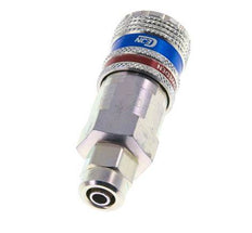 Staal/Messing DN 7.6 (7.2 Euro) Safety Luchtkoppeling Snelkoppeling 5x8 mm (streamline) Push-On