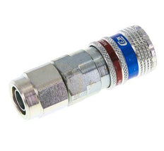 Staal/Messing DN 7.6 (7.2 Euro) Safety Luchtkoppeling Snelkoppeling 9.5x13.5 mm (streamline) Push-On