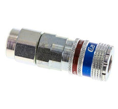 Staal/Messing DN 7.6 (7.2 Euro) Safety Luchtkoppeling Snelkoppeling 9.5x13.5 mm (streamline) Push-On