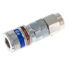 Staal/Messing DN 7.6 (7.2 Euro) Safety Luchtkoppeling Snelkoppeling 9.5x13.5 mm (streamline) Push-On