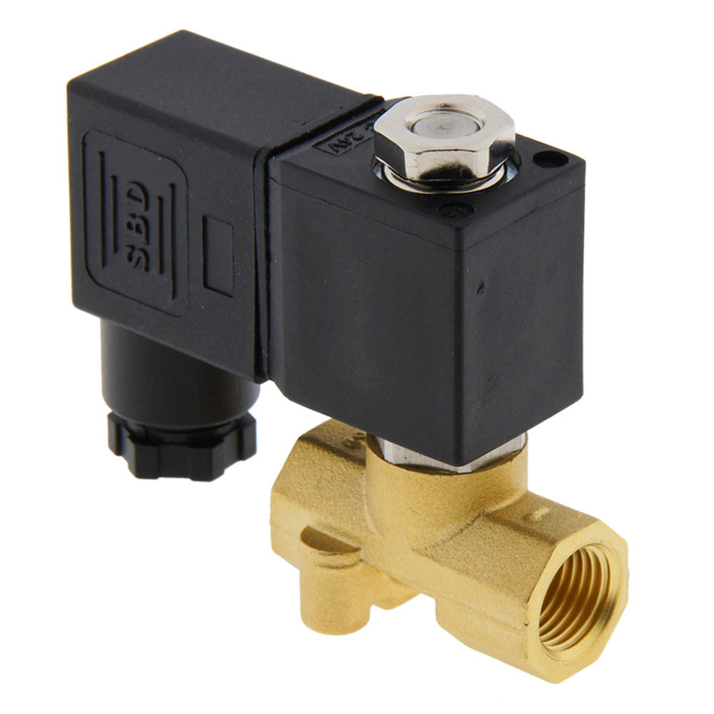 Solenoid Valve CM-DA 1/8'' Brass FKM 0-10bar 380V AC