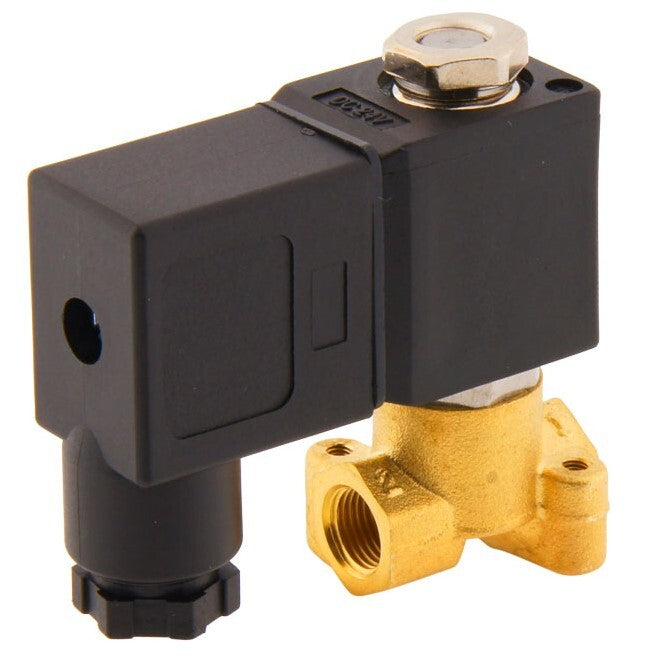 Solenoid Valve CM-DA 1/8'' Brass FKM 0-10bar 380V AC