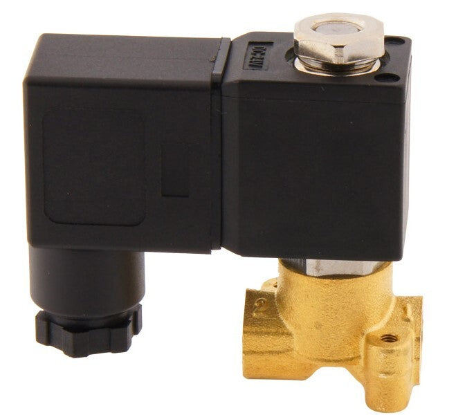 Solenoid Valve CM-DA 1/8'' Brass FKM 0-10bar 24V AC