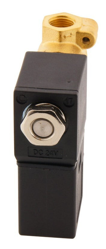 Solenoid Valve CM-DA 1/8'' Brass FKM 0-10bar 24V AC