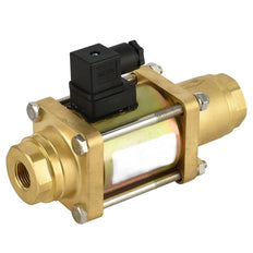 G1'' 24V DC Brass Coaxial Solenoid Valve NBR 0 - 64bar