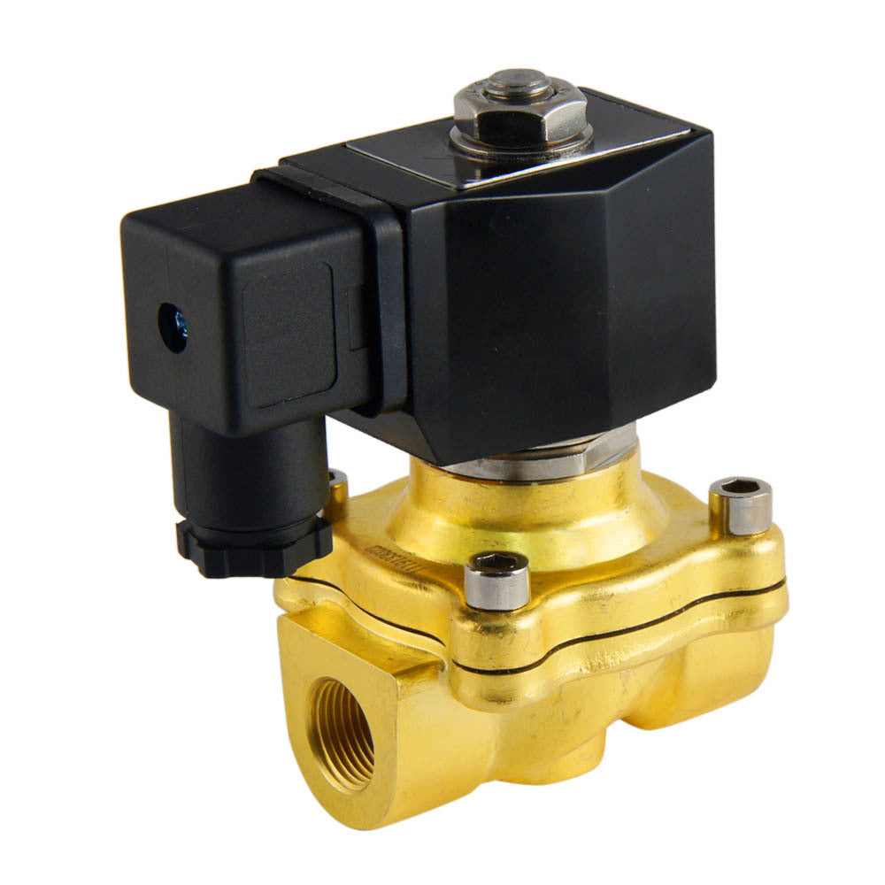 Solenoid Valve DF-SA 3/8'' brass EPDM 0-10bar 24V AC