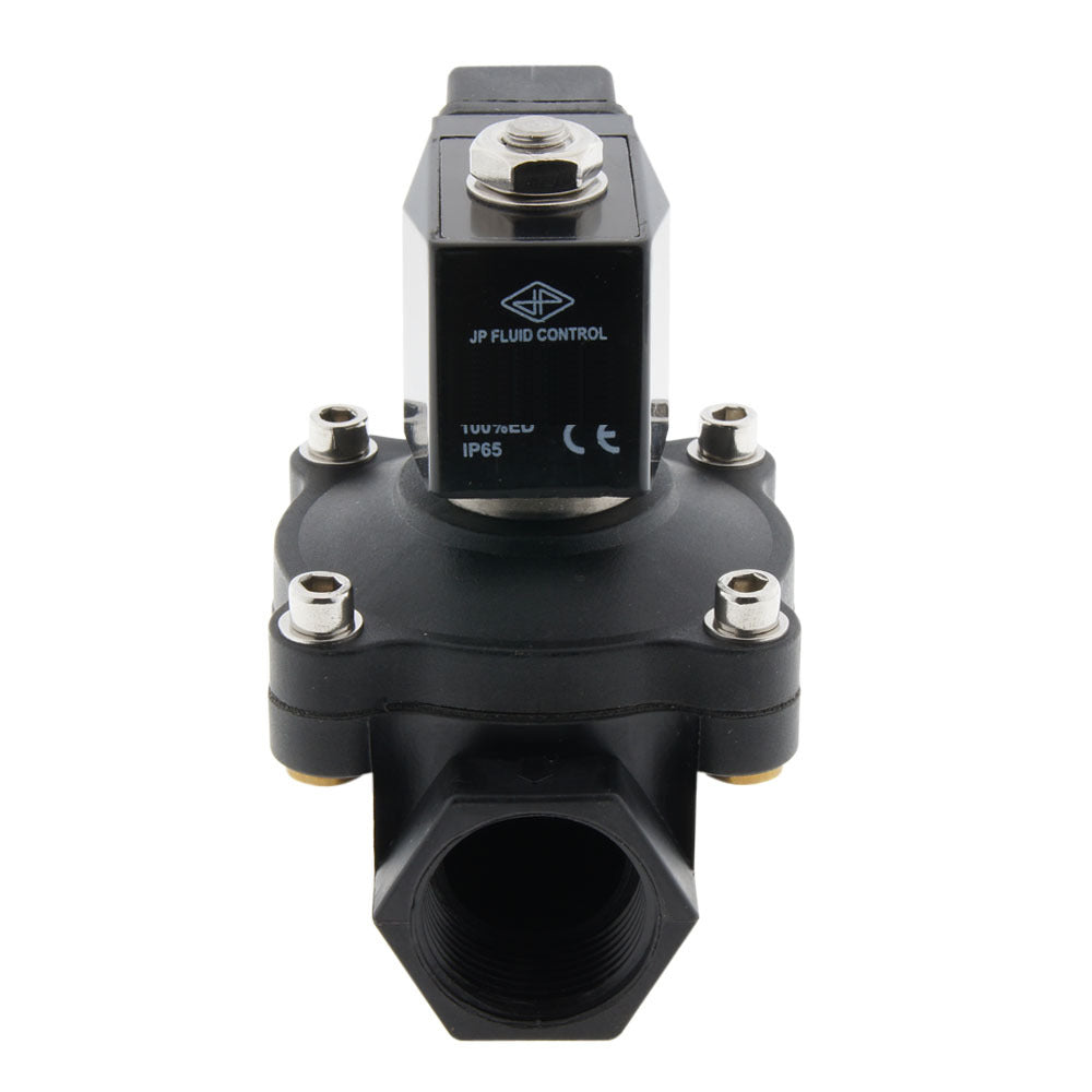 Solenoid Valve DF-SA 1'' Nylon FKM 0-6bar 24V DC