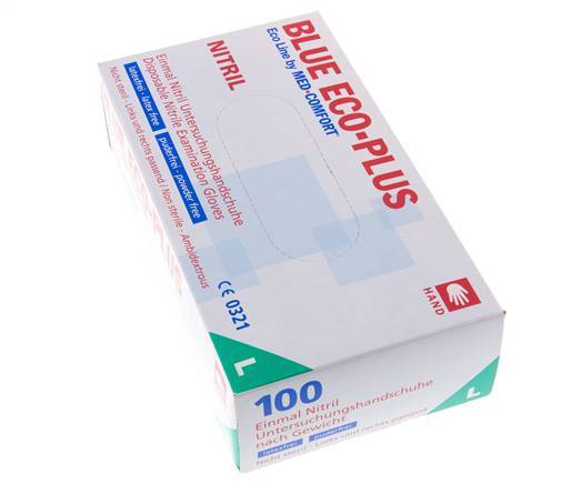 Wegwerphandschoenen Poedervrij Nitril Maat L (100 Stuks) Covid