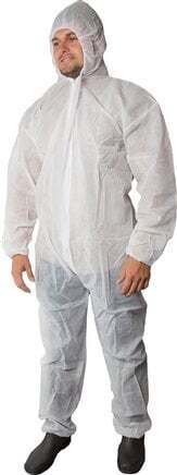Disposable Overalls Size XXL Non-hazardous Substances 50g/m2 [2 Pieces]