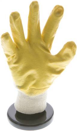 Beschermende Handschoenen Gebreide Nitril Coating Oliebestendig Maat 10 [10 stuks]
