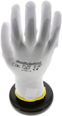 Beschermende Handschoenen Fijn Gebreid PU Coating Wit Maat 10 [10 stuks]