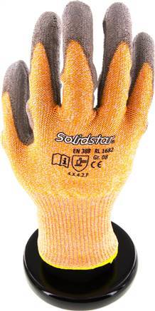 Protective Gloves Fine Knit Special Fabric PU Coating Size 11 [12 Pieces]