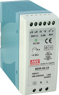 Mean Well MDR Gelijkstroomvoeding 12V | MDR-60-12
