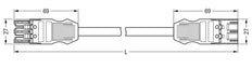 WAGO B2ca Vooraf Geassembleerde Kabel 3x1.5mm 2M Wit - 771-9293/016-202