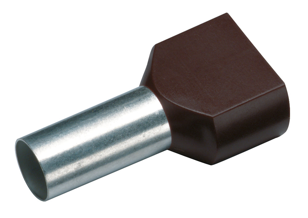 Twin Draad Eindhulzen 2x1.5mm2 Zwart Geïsoleerd - 182412 [100 Stuks]