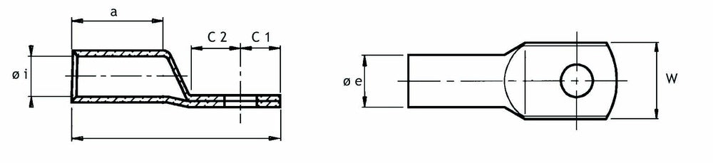 Cimco Perskabelschoen Voor Koperkabel - 180714 [100 Stuks]