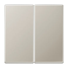 Jung Aluminium/Goudstaal/Chroom Bedieningselement/Centrale Plaat Schakelmateriaal - ES2995