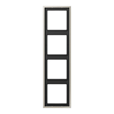 Jung Aluminium/Staal/Chroom Afdekraam Schakelmateriaal - ES2984