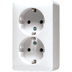 Jung AP600 Wandcontactdoos (WCD schakelmateriaal) - 6020KIAWW