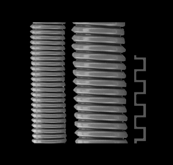 Flexa steinheimer ROHRFLEX Kunststof geribbelde kabelbenan - slang - 841720 [50 Meter]