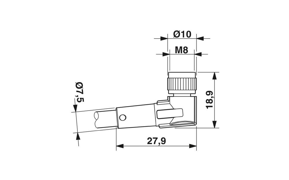 Phoenix Contact SAC-3P-5.0-PUR/M Sensor/Actor kabel met connector - 1669631