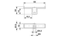 Phoenix Contact Stroomrailsteun - 3026476 [2 stuks]