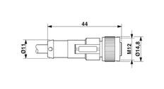 Phoenix Contact Sensor/Actor Kabel Met Aansluiting - 1683002