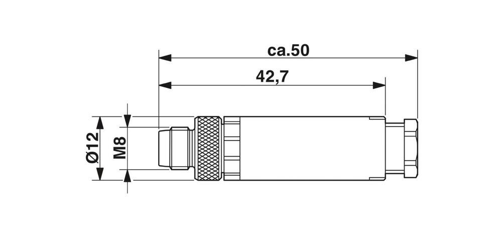 Phoenix Contact SACC-M Ronde (Industriele) Connector - 1501252