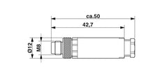 Phoenix Contact SACC-M Ronde (Industriele) Connector - 1501252