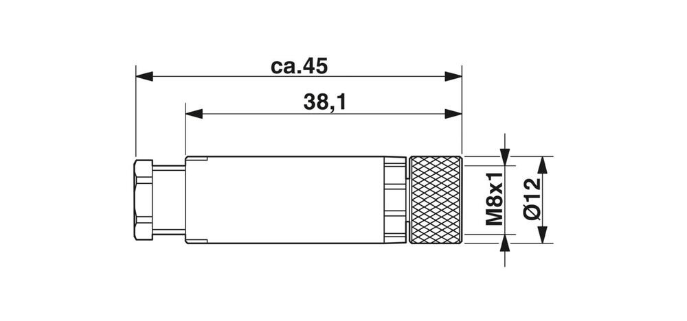 Phoenix Contact SACC-M Ronde (Industriele) Connector - 1506888