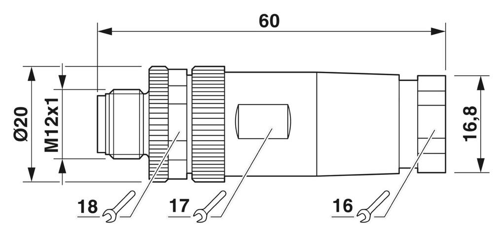 Phoenix Contact Ronde (Industriele) Connector - 1513334