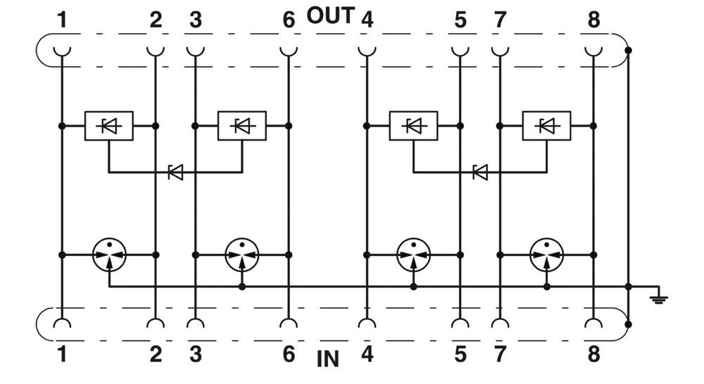Phoenix Contact DT Overspanningsbeveiliging Voor Data/M&R - 2881007