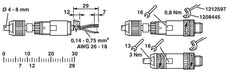 Phoenix Contact Ronde (Industriele) Connector - 1424682