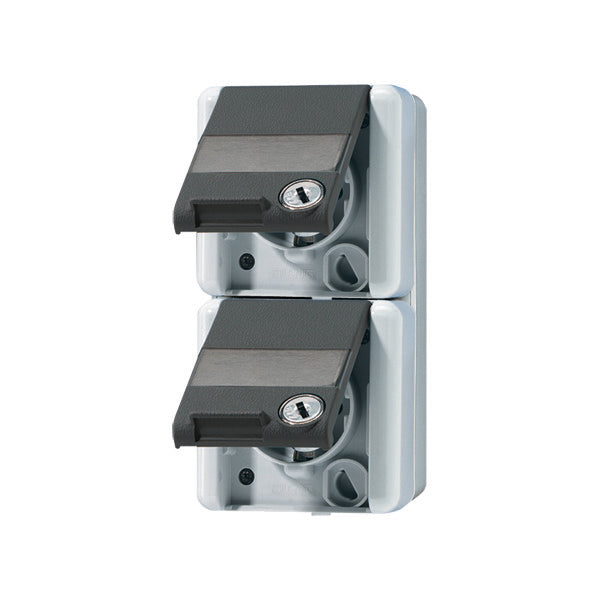 Jung WG800 Wandcontactdoos (WCD schakelmateriaal) - 822NAWSL