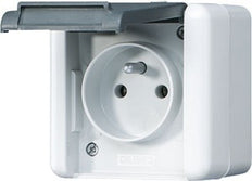 Jung WG800 Wandcontactdoos (WCD schakelmateriaal) - 821FKIW