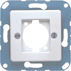 Jung 50x50mm Inzetplaat Schakelmateriaal - 168-1WW