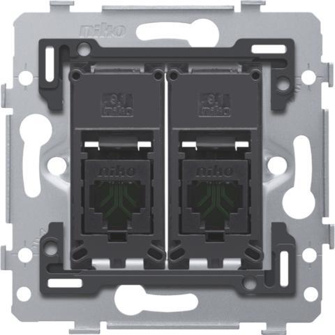 Niko Basic Element Data Socket Outlet Twisted Pair - 170-75252