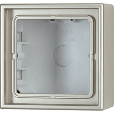 Jung Opbouwschakelaars Aluminium/goudstaal/ Chroom - ES2581A-L