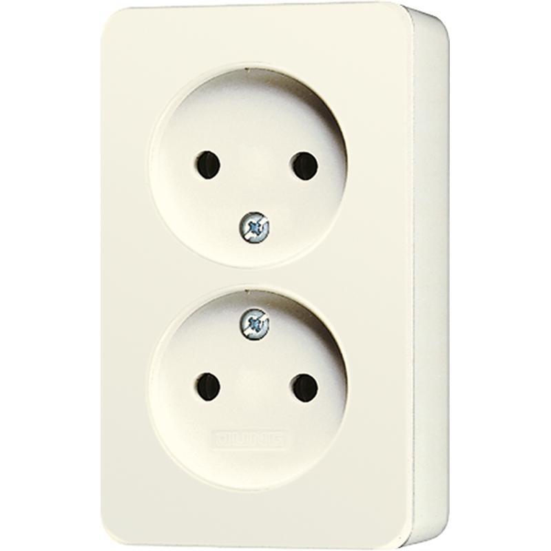 Jung AP600 Wandcontactdoos (WCD-schakelmateriaal) - 6010A