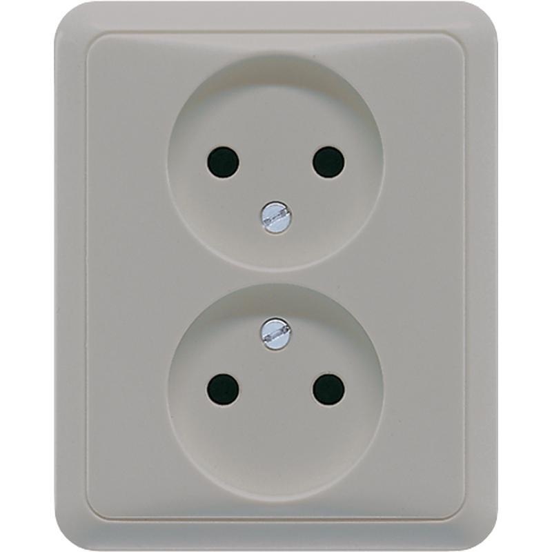 Jung CD500 wandcontactdoos (WCD-schakelmateriaal) - CD5010GR