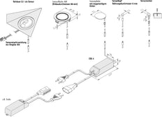 Hera EBS Bedieningselement/Centrale Plaat Schakelmateriaal - 50611070016