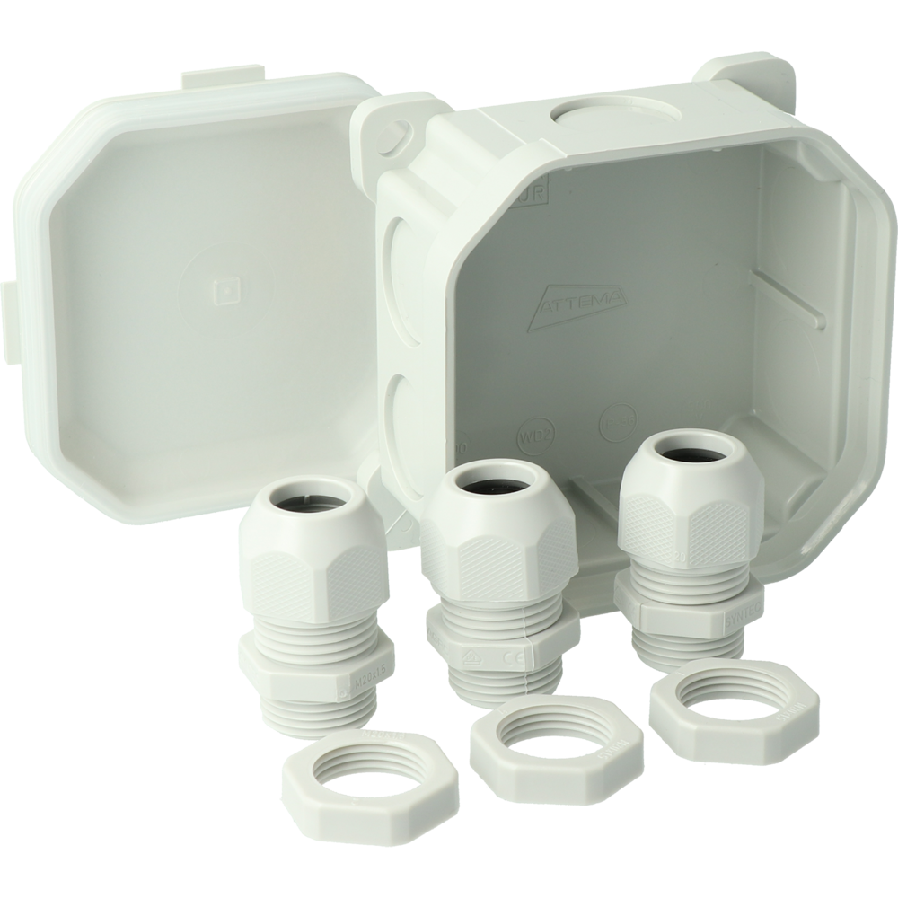 Attema WD2 opbouw wand-/plafonddoos - AT2300 [5 stuks]
