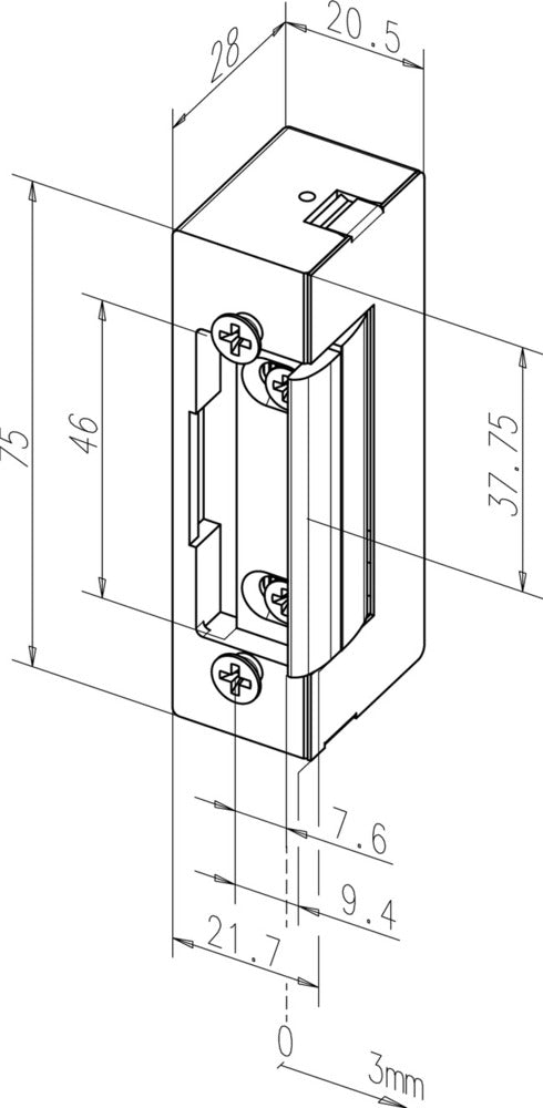 Assa Vema elektrisch deurslot - 10002130