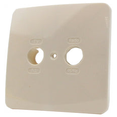 Hirschmann Multimedia Insteekplaat Schakelmateriaal - 910460202 [2 stuks]