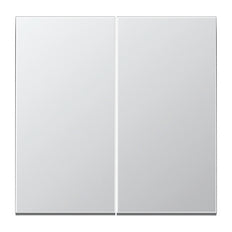 Jung Aluminium/Goudstaal/Chroom Schakelelement/Centrale Plaat - AL2995