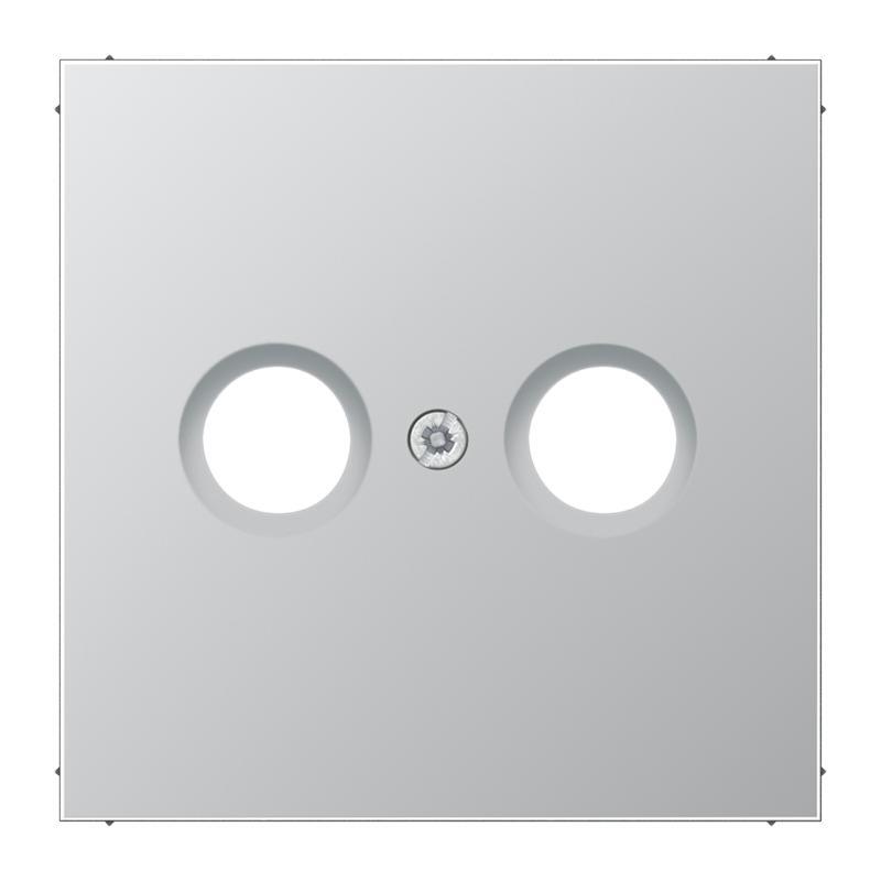 Jung Aluminium/Goudstaal/Chroom Inzetstukken Schakelmateriaal - AL2990TV
