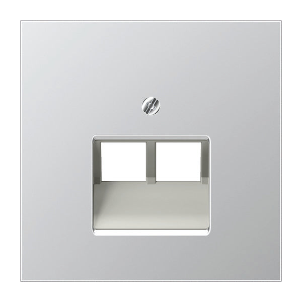 Jung Aluminium/Goudstaal/Chroom Inzetstukken Schakelmateriaal - AL2969-2UA
