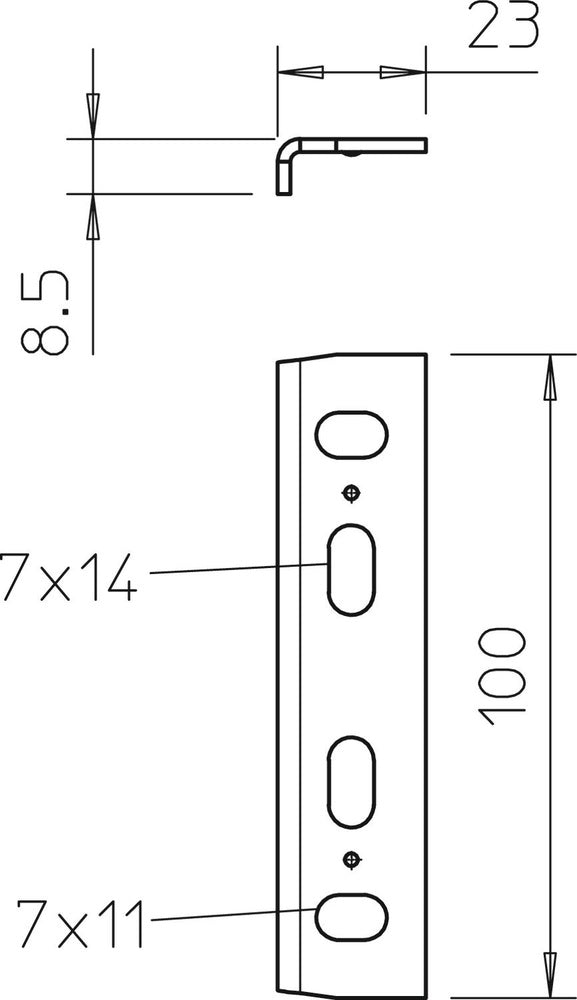 OBO MKR verbindingsstuk kabelhouder systeem - 6066242 [2 stuks]